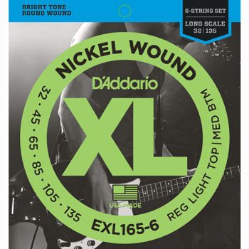 JUEGO BAJO ELECTRICO D ADDARIO EXL165 6