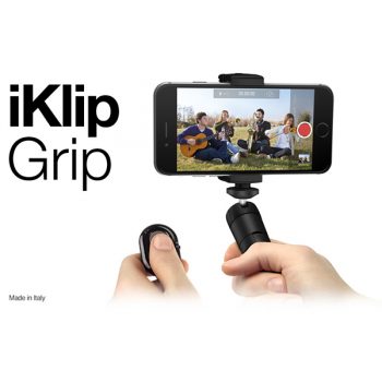 SOPORTE MULTIFUNCIONAL BLUETOOTH IK MULTIMEDIA IKLIP GRIP IPHONE Y SMARTPHONE