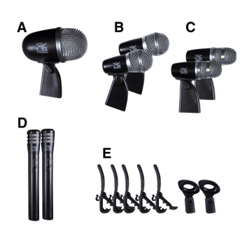 JUEGO MICROFONO BATERIA LS SYSTEM LSDX7 KIT
