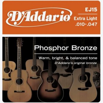 JUEGO GUITARRA ELECTROACUSTICA D ADDARIO EJ15