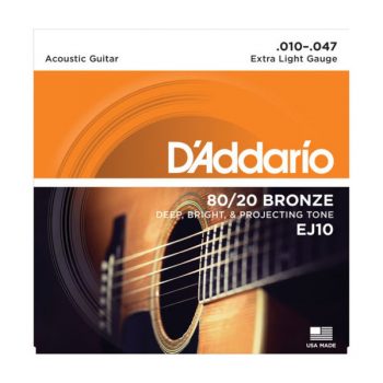 JUEGO GUITARRA ELECTROACUSTICA D ADDARIO EJ10