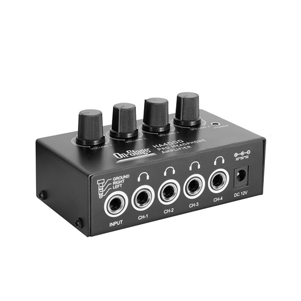 ISK HA300 4 Canales Stereo Amplificador Auricular - La Fusa Instrumentos  Musicales