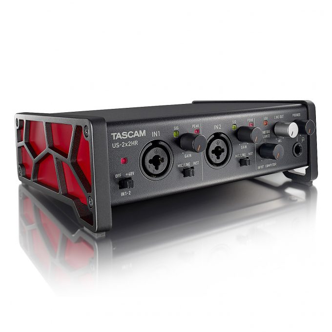 INTERFAZ AUDIO USB TASCAM US 2X2HR