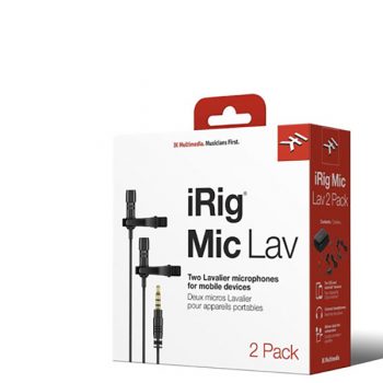 INTERFACE MICROFONO IK MULTIMEDIA IRIG MIC LAV 2PACK APPLE ANDROID