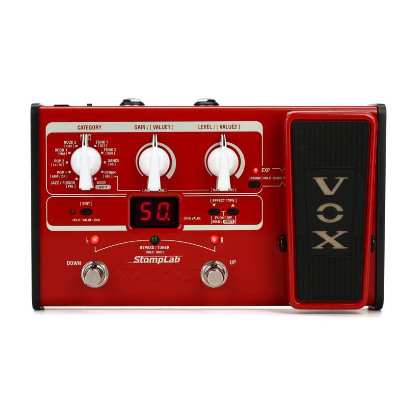 PEDAL EFECTOS PARA BAJO VOX STOMPLAB 2 SL2B