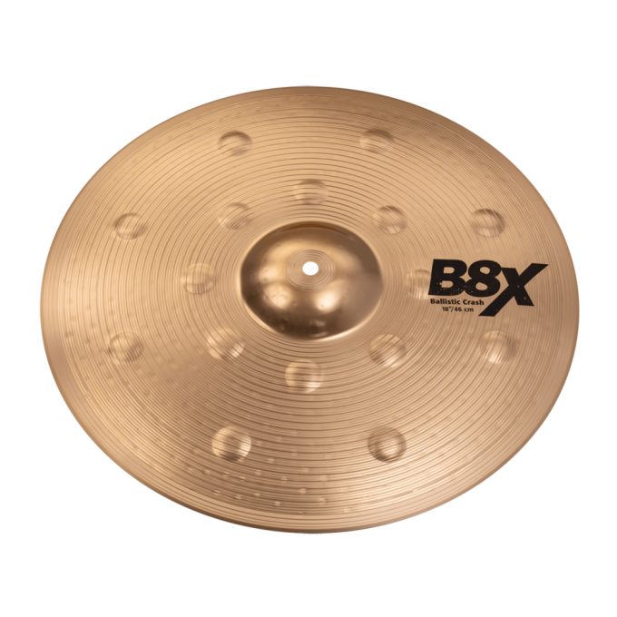PLATO SABIAN B8X 418BCX BALLISTIC CRASH 18