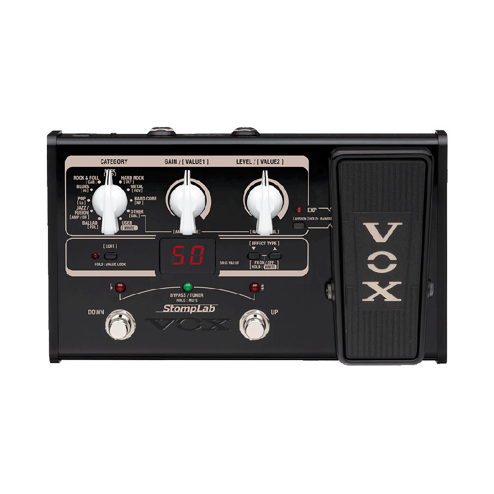 PEDAL EFECTOS PARA GUITARRA VOX STOMPLAB 2 SL2G
